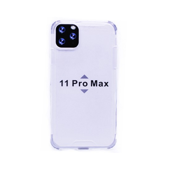 New Science Silicone Hard Corners Case For Apple iPhone 11 Pro Max Transparent